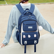 Kids Backpack Children School Bags for Girls Orthopedic Waterproof Primary Schoolbag Book Bag (Blue)