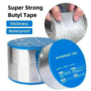 Super Sticky Aluminum Foil Waterproof Sealing Tape – Self-Adhesive Leak Repair Tape for Roof, Pipe & Wall(২ পিস)