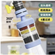 ২ পিস- Water Filter Tap (৬ লেয়ার, ৩৬০° রোটেটেবল)
