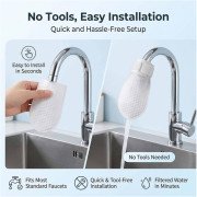 100 Pic CrystalFlow Water Filter Pro With 20 Pcs Hooks